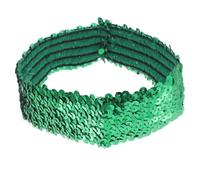 VICASKY 1 fascia per capelli con paillette, per donna, con brillantini, colore verde, per yoga, fitness e tempo libero, accessorio per capelli alla moda