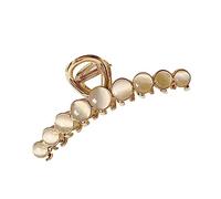 VICASKY 1 fermaglio per capelli in lega con occhio di gatto, grande clip per capelli alla moda, accessorio antiscivolo per capelli spessi