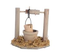 VICASKY 1 fontana da giardino in miniatura, decorazione per giardini in miniatura, paesaggio da giardino realistico, per progetti di modellismo e amanti del fai da te