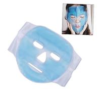 VICASKY 1 maschera gel rinfrescante per viso e occhi, maschera in PVC riutilizzabile per terapia a freddo, gonfiore e occhiaie per lo, blu