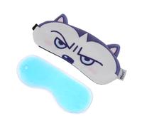 VICASKY 1 maschera per dormire cartoni animati per impacchi caldi e freddi, pratica maschera per gli occhi gonfi, emicrania e stanchezza, per lavoro informatico e sonno riposante