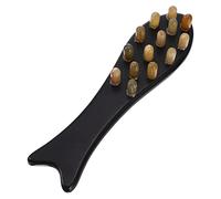 VICASKY 1 massaggiatore testa corno di bue strumento naturale per la cura dei capelli per il massaggio del cuoio capelluto e i graffi per il benessere