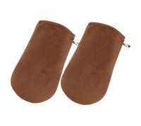 VICASKY 1 paio di guanti abbronzanti per guanti autoabbronzanti, applicatore per lozione autoabbronzante per la mano, spugna kaki