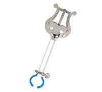 VICASKY 1 Pc Leggio Musicale in Marcia Tromba Muta Trombone Woofer Tromboni Accessori Per Basso Portatile Strumento Kit Per La Pulizia Della Tromba Sassofono Lira Ferro Da Stiro Silver