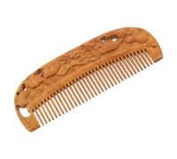 VICASKY 1 pettine per la casa in legno naturale, elegante per ogni tipo di capelli, resistente e leggero, per capelli ricci