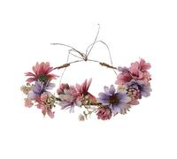 VICASKY 1 Pezzo Coroncina Fiori Artificiali per Matrimonio Accessorio per Sposa e Cerimonie Facile Indossare Design e Raffinato per Speciali e Vacanze Al