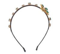 VICASKY 1 Pezzo fascia di strass gruppo musicale Accessori per per ragazze fascia per donne spa adornare matrimonio decorazioni Accessorio in costume fascia da donna lega Verde