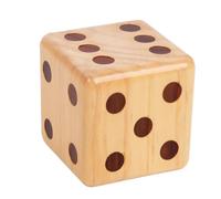 VICASKY 1 pezzo grande cubo di legno giocattolo per giochi da tavolo giocattolo educativo adatto per feste bar e scuole colore selezione casuale