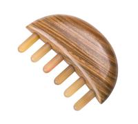VICASKY 1 Pz Bellissimo pettine Pratica per Pettine da parrucchiere pettine per unisex pettine da barbiere leggero pettine a denti grossi corno di bufalo