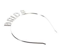 VICASKY 1 Pz Bride Headband gruppo musicale fascia per donne futura sposa svelare fascia da sposa in strass nuziale Nostro Nozze da sposa spa della sposa lega Argento