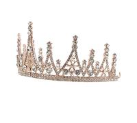 VICASKY 1 Pz Di Compleanno Fascia Per Per Adulti Tiara Da Sposa Di Strass Fascia Per Da Sposa Da Donna Topper Principessa Decorazione Corone Ragazze