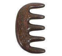 VICASKY 1 Pz Meridian Wood Comb MASSAGE COMB Naturale setola cotonatura massaggiatore cuoio capelluto pettine da massaggio pettine portatile Sandalo Black