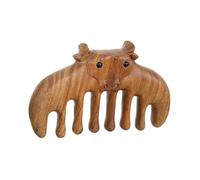 VICASKY 1 Pz pettine da massaggio dente Uomini districante per pettini a denti massaggiatore cuoio capelluto gratta e vinci portatile MASSAGE COMB Sandalo Brown
