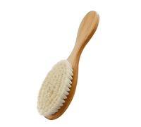 VICASKY 1 Pz Spazzola Per Shampoo Per Pennello in Setole Naturali Pulizia Infantile Bagno Neonati Assistenza Infermieristica Pettine Pennello Per Morbido Bianca Di Legno