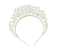 VICASKY 1 Pz Sposa Copricapo per Matrimonio Artigianale Tiara per Feste e Cerimonie Accessorio per Donne e Ragazze Design Unico e Chic