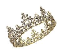 VICASKY 1 Pz Tiara Barocca Vintagper Donne con Coroncina per Matrimoni e Feste Accessorio e Duraturo per Compleanni e Anniversari