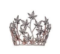 VICASKY 1 Pz tiara coroncina sposa Accessori per fascia di strass Copricapo da sposa della sposa barocca cerchio per