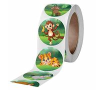 VICASKY 1 rotolo di adesivi per bambini con scritta in lingua tedesca "Kiddibuzz"