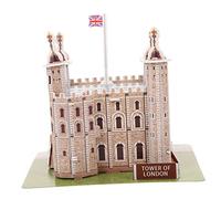 VICASKY 1 Set 3d Tower of London di architettura della torre a torre kit di modellini in metallo enigmi architettonici puzzle di costruzione per adulti Carta