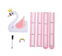 VICASKY 1 Set Adesivo Murale Animali per Misurare Righello Staccabile per Cameretta Decorazione Nidi Scuole Infanzia e Spazi Infantili