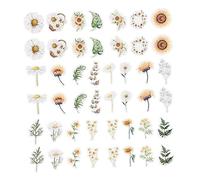 VICASKY 1 set con 3 scatole di adesivi per scrapbooking per bicicletta, margherite e girasole, facile da rimuovere e incollare, motivo unico per articoli decorativi, biglietti di auguri per la casa