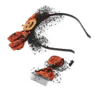VICASKY 1 set di accessori per capelli a zucca per ragazzi e ragazze, per Halloween, accessorio elegante per ragazze per feste e servizi fotografici, comodi e alla moda