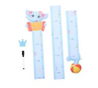 VICASKY 1 set di adesivi da parete con cartoni animati, per misurare l'altezza, per diagrammi di crescita, per la cameretta dei bambini, per l'arte della parete, per bambini, cartone animato, adesivo