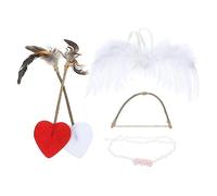 VICASKY 1 set di ali d'angelo per neonati, costume per la fotografia del bambino, riutilizzabile e sicuro per la pelle, per servizi fotografici ed eventi cosplay
