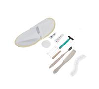 VICASKY 1 set di articoli da toeletta per alberghi usa e getta con spazzolino da denti, pacchetto di cura e più pratico per gli ospiti, igienico e compatto per le pensioni