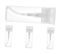 VICASKY 1 set di bottiglie di solvente per unghie, dispenser trasparente per bottiglie da viaggio, per trucchi e lozioni