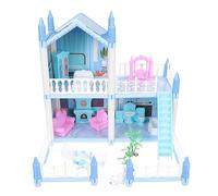 VICASKY 1 set di castello da fiaba modello, mini casetta per bambini, puzzle per la casa dei giocattoli, mini giocattolo per bambini