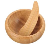 VICASKY 1 set di ciotola per maschera con cucchiaio, fai da te, per la casa e i saloni di bellezza, strumento di maschera sicuro per pelli sensibili