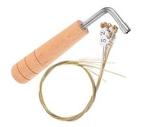 VICASKY 1 set di corde per arpa Lyra in metallo con strumento di accordatura, corde di ricambio di alta qualità per strumenti musicali, facile installazione, marcatura chiara per una qualità del suono