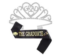 VICASKY 1 Set Di Costume Per Festa Di Laurea Tracolla Per Laurea Copricapo Per Laurea Fascia Decorativa Per Festa Di Laurea Accessori Per Da Ragazza Per La Cintura Di Galateo