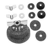 VICASKY 1 set di cuscinetti antiscivolo in feltro per percussioni di alta qualità per l'installazione di Cymbals Durevole per Drummer E Percussionisti Migliora la qualità del suono