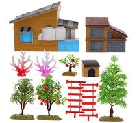 VICASKY 1 set di decorazioni per la casa delle bambole fai da te, mini oggetti di scena da giardino, paesaggi e accessori per la casa delle bambole