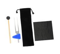 VICASKY 1 set di diapason in lega di alluminio per alleviare lo stress, forcella girevole per terapia medica, diapason per Chakra, strumento di terapia medica, gomma