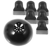 VICASKY 1 Set Di Diffusore Universale Per Applicatore Sottovuoto Asciugacapelli Pettine Per Ricci Accessorio Per Asciugacapelli Nylon Nero