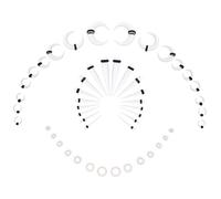 VICASKY 1 set di dilatazione per fori per orecchie, piercing e decorazioni per orecchie