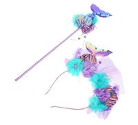 VICASKY 1 set di fasce per capelli a sirena, per ragazze, inviti di compleanno per ragazze, fascia per capelli a forma di sirena,