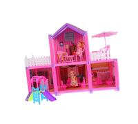 VICASKY 1 set di lucchetti fai da te, casa giocattolo per la decorazione della cameretta dei bambini, fantasia fai da te, per serratura di simulazione, plastica, rosa