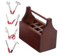 VICASKY 1 set di mini accessori per la casa in miniatura mini attrezzi miniaturizzati mini accessori per la casa mini giocattolo attrezzi in miniatura Immagina ornamenti giocattolo davanti al metallo
