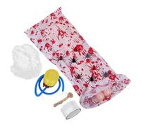 VICASKY 1 Set di puntelli gonfiabili per cadaveri - Spaventose decorazioni di Halloween per esterni - ragnatele, spaventose decorazioni per feste horror per il giardino