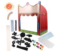 VICASKY 1 set di strumenti didattici per bambole d'ombra marionette kit teatro delle bambole per ombrelloni marionette ombre per la carta