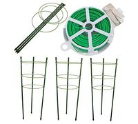 VICASKY 1 Set di Supporto per Piante rampicanti, Pezzo con Filo di Legatura, Stabile Supporto per Fiori per Giardino, e Cortile, per Diverse Piante