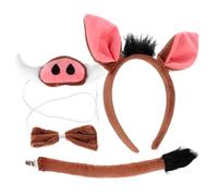 VICASKY 1 Set Fascia Da Facocero Orecchie Di Maiale Accessorio Per Costumi Da Festa Per Animali Ragazzo Fascia Per Animali in Costume Il Fasce Per La Testa Desiderio Tessuto