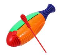 VICASKY 1 Set Giocattoli Che Piangono Rana Strumento Di Percussione Per Guirò Giocattoli Guirò in Plastica Strumenti Musicali Per Musical Toy Ghiro Per Abs