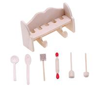 VICASKY 1 set in miniatura per la casa delle bambole e il gioco scena paesaggistica, in miniatura, per la progettazione del paesaggio, miniature per il fai da te, mini legni