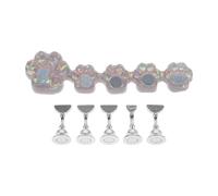 VICASKY 1 Set L'Armatura Del Gatto Tenere Suggerimenti Per Arte Unghie Artigianale Da Esercizio Delle Unghie Decorazione Nail Stand Manicure Manicure Display Manicure Nail Holder Lega