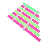 VICASKY 1 Set Pan Science e Education Toys Mini giocattolo in plastica per flauto di Pan giocattolo musicale fatto in casa flauto giocattolo Strumento di assemblaggio fai-da-te